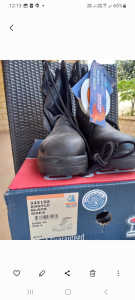 Work boots steel cap mens