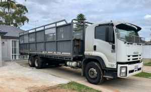 Cardboard bale tipper truck for sale