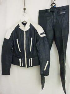 Ladies' leather motorbike suit, size 10 (European 40), 'Hein Gericke'