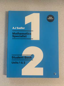 Sadler Mathematics Specialist Units 1&2 Book