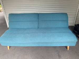Fold down futon couch