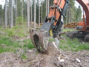 PALLARI KH-160 HW excavator stump harvester