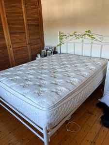 Double bed and comfortable mattress