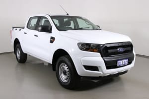 2017 Ford Ranger PX MkII MY17 Update XL 2.2 Hi-Rider (4x2) White 6 Speed Automatic Crew Cab Pickup