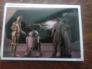 Vintage Star Wars: Empire Strikes Back Topps Giant Photo Card 21 space