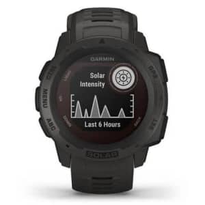 Garmin Instinct Solar 45mm GPS Watch - Graphite (010-02293-10)