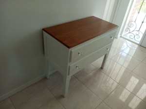 Solid wood hall, side table H71cm 83cmx42cm Good condition