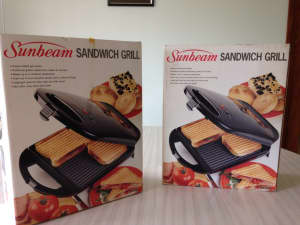 Brand New Sunbeam Sandwich Grill in Box