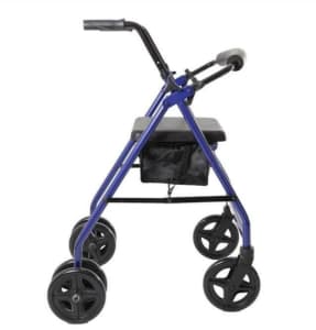 Mobility Walker Rollator - with push down brakes