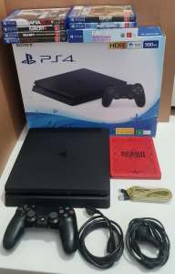 Ps4 500gb slim console controller 8 games - $250 Firm