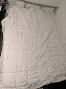 Trend all seasons king quilt - Bought for $235 (Only used twice)