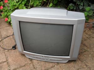TV - TEVION - ANALOG - CRT TYPE - 51 cm Curved Screen Type - Silver