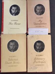 Maxim Gorky Books - 1950s Russian Foreign Languages Publications
