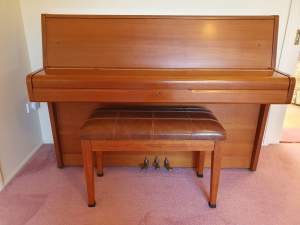 Upright modern piano as new condition