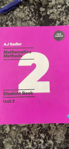 Sadler maths methods 2