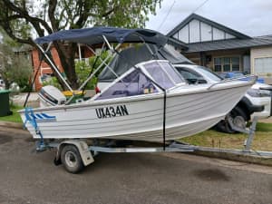 4 meter stacer aluminium fishing runabout boat