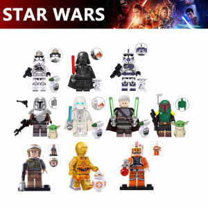Star Wars Minifigure Lego Compatible Luke Skywalker Darth Vader