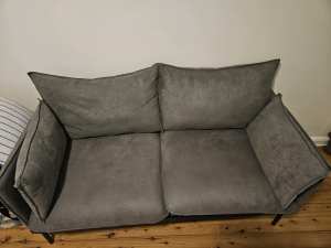NEAR NEW two-seater contemporary sofa 