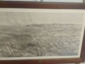 Antique drawing of Adelaide 18 76
