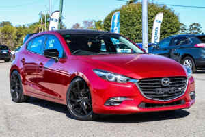2017 Mazda 3 BN5478 Touring SKYACTIV-Drive Red 6 Speed Sports Automatic Hatchback