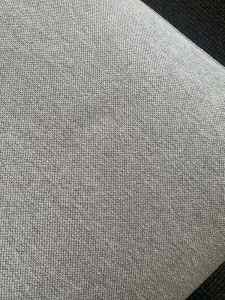 Brand new fabric ottoman light grey