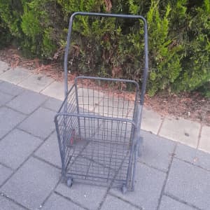 Retro Shopping Trolley on Wheels - Foldable