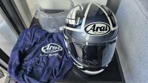 cheap Arai rxq helmet free new cliplock visor $100