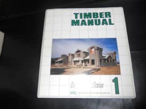 BUILDERS ARCHITECTURAL TIMBER MANUALS - NEW IN BOX
