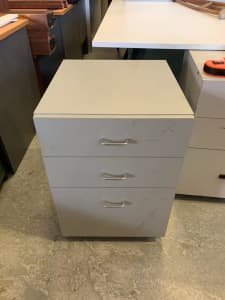 Three drawer office pedestal on wheels- Deliver or Pick up