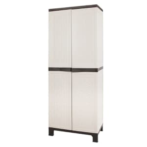 173cm Outdoor Storage Cabinet Box Lockable Cupboard Sheds Adjustable