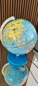 Childrens World Globe Lamp