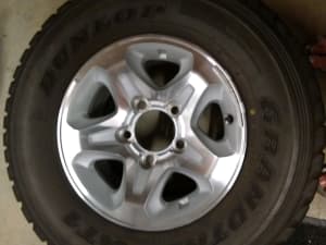 Toyota 70 series alloy wheel