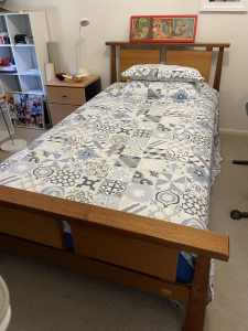 King single size bed