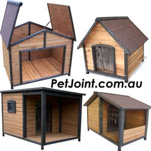 XL Indoor Outdoor Pet Wood Home Quality Wooden Dog House Kennel