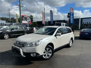 2010 Subaru Outback MY10 2.5i AWD White Continuous Variable Wagon