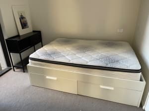 Bed and mattress $50