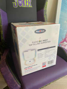 Rainbow mist top filled humidifier new