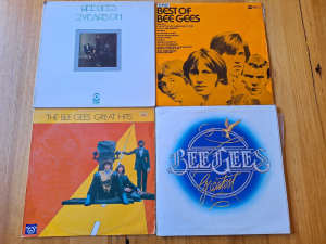 Bee Gees LP Vinyl Records X 4 
