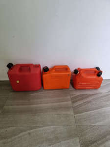 Three Jerry Cans