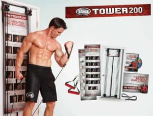 NEW TOWER 200 DOOR GYM RESISTANCE STRAPS BODY BY JACK STRENGTH TRAINER