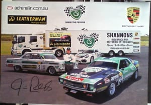 Jim Richards Poster Touring Car Masters Signed  2