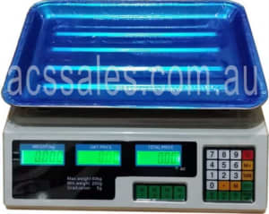 40kg Digital Pricing Scales - long run Lithium battery - New Stock
