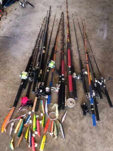 Fishing rods starting from $15 each 