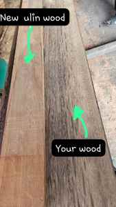 Heavy Duty Ulin/Ironwood Stair Treads, Beams and Decking