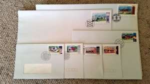 Australia Postage Paid Envelopes First Day Covers 1992 Houses
