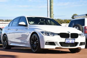2017 BMW 3 Series F30 LCI 318i M Sport White 8 Speed Sports Automatic Sedan