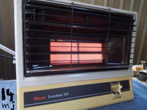 A RINNAI ECONOHEAT 850 GAS HEATER 2OR4 PANEL WORKING GREAT EASY START