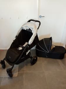 Valco Baby Snap4 Bamboo Stroller w/ Removable Bassinet & Baby Bassinet