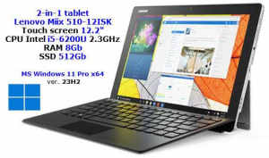 Lenovo Miix 510-12ISK 12.2/2-in-1 Tablet/i5-6200U 2.3GHz/RAM8Gb/SSD512