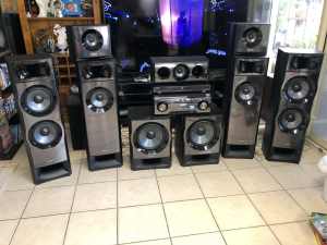 Sony7.2 home theatre system super loud 2450W Bluetooth very good cond
